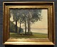 Zacho, 
Christian (1843 
- 1916) 
Denmark: 
Sunset. Oil on 
canvas. Signed 
1887. 30 x 40 
cm.
Framed ...