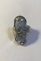 Georg Jensen 
Sterling Silver 
Ring No 18 w 
Chalcedony 
stone. 
Moonlight 
Blossom Ring 
Size 54(US 5 
...