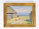 Oil painting 
with country 
motif signed C. 
Thornild. 
40 x 53 x 4 
cm.
