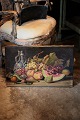 Antique "Still 
life" oil 
painting 
painted on 
canvas with 
fruits. The 
painting is 
dated 1919 and 
...