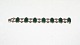 Georg Jensen 
Bracelet # 63 
With Green 
Stones
Stamped Georg 
Jensen Sterling 
Denmark
Length 18.3 
...