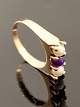 14 carat gold 
ring size 58 
with amethyst 
and genuine 
pearls from 
jeweler Verner 
Klemen's item 
...