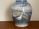 Large vase from 
Danish maker 
Royal 
Copenhagen with 
motif of goose 
and scenery 
from a coastal 
...