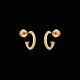 Georg Jensen. 
18k Gold 
Earrings - 
Regitze 
Overgaard.
Designed by 
Regitze 
Overgaard.
Stamped ...