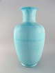 Giant antique 
Zsolnay floor 
vase in glazed 
ceramics. 
Beautiful glaze 
in turquoise 
shades. Dated 
...