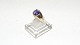 Elegant lady 
ring with 
purple stone 14 
carat gold
Stamped 585
Str 55
The check by 
the jeweler ...