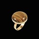 Bræmer-Jensen - 
Denmark. 14k 
Gold Ring with 
Tiger's Eye - 
1960s.
Designed and 
crafted by ...