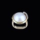 Danish 14k Gold 
Ring Ring with 
Pearl and 
Diamond approx. 
0.04ct.
Designed and 
crafted by 
Lykkes ...