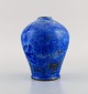 Eli Keller (b. 
1942), Sweden. 
Unique vase in 
glazed 
stoneware. 
Beautiful 
crystal glaze 
in shades ...