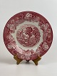 Deep dinner 
plate in 
English 
faience, called 
Red / Pink 
Paris. The 
pattern is made 
as a transfer 
...