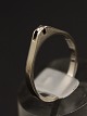 14 carat white 
gold ring size 
57 with 0.05 
diamond from 
jeweler Bremer 
Jensen Randers 
item no. ...