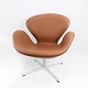 The swan chair, 
model 3320, 
designed by 
Arne Jacobsen 
in 1958 and 
manufactured by 
Fritz Hansen. 
...