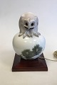Royal 
Copenhagen Owl 
on Ball as a 
Ozone Lamp.
Measures 28 cm 
/ 11 1/32 in.
Eyes are not 
...