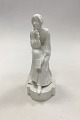 Royal 
Copenhagen 
Blanc de Chine 
figurine, 
"Pensive Lady 
reading" 
Designed by 
Christian 
Thomsen ...