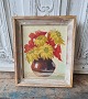 Ejnar Quaade 
small painting 
- oil on plate. 
Flowers in vase 
from 1954. The 
painting is 
signed on ...