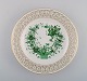 Herend Green 
Chinese plate 
in openwork 
hand-painted 
porcelain. 
Mid-20th 
century.
Diameter: 24 
...