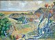 Nyrop, Børge 
(1881 - 1948) 
Denmark: A farm 
by the North 
Sea. Watercolor 
/ pastel on 
paper. ...