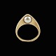 Flemming 
Kjerulff - 
Denmark. 14k 
Gold Ring with 
Pearl.
Designed and 
crafted by 
Flemming Knud 
...