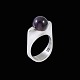 N.E. From - 
Denmark. 
Sterling Silver 
Ring with 
Amethyst.
Designed and 
crafted by N.E. 
From ...