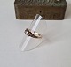 Vintage ring in 
14kt gold with 
clear stone
Stamp: 585 - 
ESSH
Ring size 55