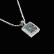 14k White Gold 
Pendant with 
Opal and 
Diamonds.
32 Diamonds. 
Total 0,16ct.
Stamped with 
AHL, ...