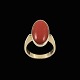 Carl Johan 
Antonsen. 14k 
Gold Ring with 
Coral.
Designed and 
crafted by Carl 
Johan Antonsen 
1943 ...