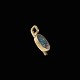 Frank Ahm - 
Denmark. 14k 
Gold Pendant 
with Opal.
Designed and 
crafted by 
Frank Ahm 1970 
- 2000, ...