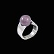 Hans Hansen. 
Sterling Silver 
Ring with 
Amethyst #30.
Design and 
crafted by Hans 
Hansen ...