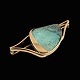 Harald William 
Jensen. 14k 
Gold Brooch 
with Turquoise.
Designed and 
crafted by 
Harald William 
...