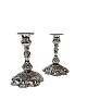 Set of two 
rococo 
candlesticks of 
hallmarked 
silver, in 
great antique 
condition from 
the 1920s. ...
