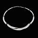 Modern Sterling 
Silver 
Necklace.
Stamped with 
Poland, 925s.
L. 44 cm. / 
17,32 inches.
Width. ...