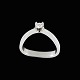 Ruben Svart - 
Copenhagen. 14k 
White Gold 
Solitaire Ring 
- Diamond 
0.10ct.
Brilliant cut 
...