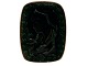 Helge 
Christoffersen 
art pottery 
dark green wall 
relief with 
lady.
Measures 32.7 
by 23.8 ...