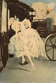 Louis Icart 
(1888-1950). 
Etching on 
paper. 
"Départ". 
Approx. 1920.
Visible 
dimensions: 42 
x 30 ...
