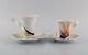 Paul Wunderlich 
for Rosenthal. 
Mythos coffee 
cup and mocha 
cup with 
saucers. 1980s 
/ 90s.
The ...