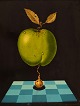 Max Danton, 
French artist. 
Oil on canvas. 
Surreal still 
life. 1980s.
The canvas 
measures: 33.5 
...