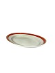 Porcelain dish 
with red edge 
by Aluminia. 
The dish is in 
great vintage 
condition. 
23.5 x 32.5 
cm.
