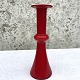 Holmegaard, 
Carnaby, Red, 
21cm high, 7cm 
in diameter, 
Design Christer 
Holmgren * Nice 
condition *