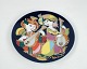 Colorful plate 
designed by 
Bjørn Wiinblad 
produced by 
Rosenthal. 
Oriental night 
music motif no. 
...