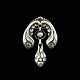 William Fuglede 
1907-1937. Art 
Nouveau Silver 
Brooch with 
Moonstones.
Designed and 
crafted by ...