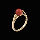 Henning 
Ulrichsen - 
Denmark. 14k 
Gold Ring with 
Coral.
Designed and 
crafted by 
Henning ...