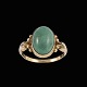 Georg Jensen. 
18k Gold Ring 
with Amazonite 
#180.
Designed by 
Georg Jensen 
1866 - 1935.
Stamped ...
