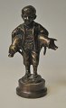 Bronze figure 
of a boy with 
two pigs, 20th 
century, 
Denmark. 
Unsigned. 
Height.: 11 cm.
After ...