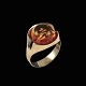 Einer Bernhard 
Fehrn. 14k Gold 
Ring with 
Amber. 1960s
Designed and 
crafted by 
Einer Bernhard 
...