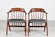 Danish Modern
Set of two 
armchairs in 
the style of 
Illum Wikkelsø
made of solid 
teak ...
