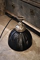 Old shop spot 
with lampshade 
in glass, black 
painted outside 
and with poor 
man's silver 
inside. ...