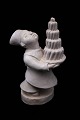 Proud pastry 
chef in white 
glazed ceramics 
from L. Hjorth 
- Denmark. 
Nr. 505. 
Height: 29cm. 
...