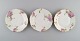 Rosenthal, 
Germany. Three 
Iris plates in 
hand-painted 
porcelain with 
flowers and 
gold edge. ...
