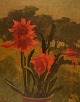 Edvard Sarvig, 
Denmark. Oil on 
canvas. Flowers 
in pot. Dated 
1951.
The canvas 
measures: 62 x 
49 ...