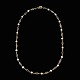 Danish 14k Gold 
Necklace with 
Pearls.
Stamped with 
585.
L. 45 cm. / 
17,72 inches.
Pearls ...
